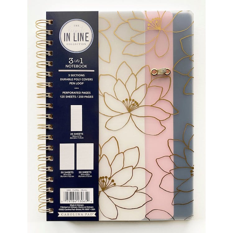 3-in-1 Notebooks - 10" x 7" 125 Sheets 1