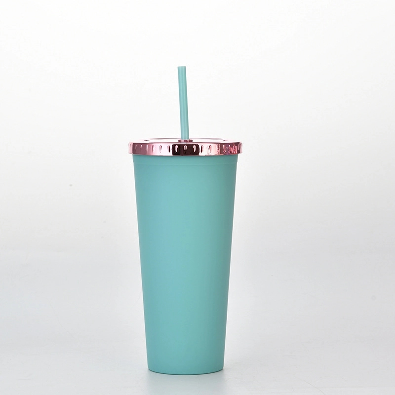 Custom 24 oz AS Plastic Material Tumbler With Straw 7