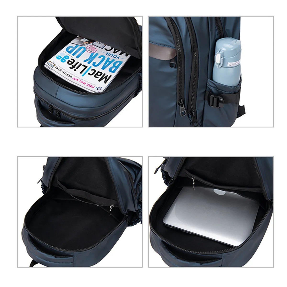 Custom Simple Anti Theft Business Durable Travel Backpack 5