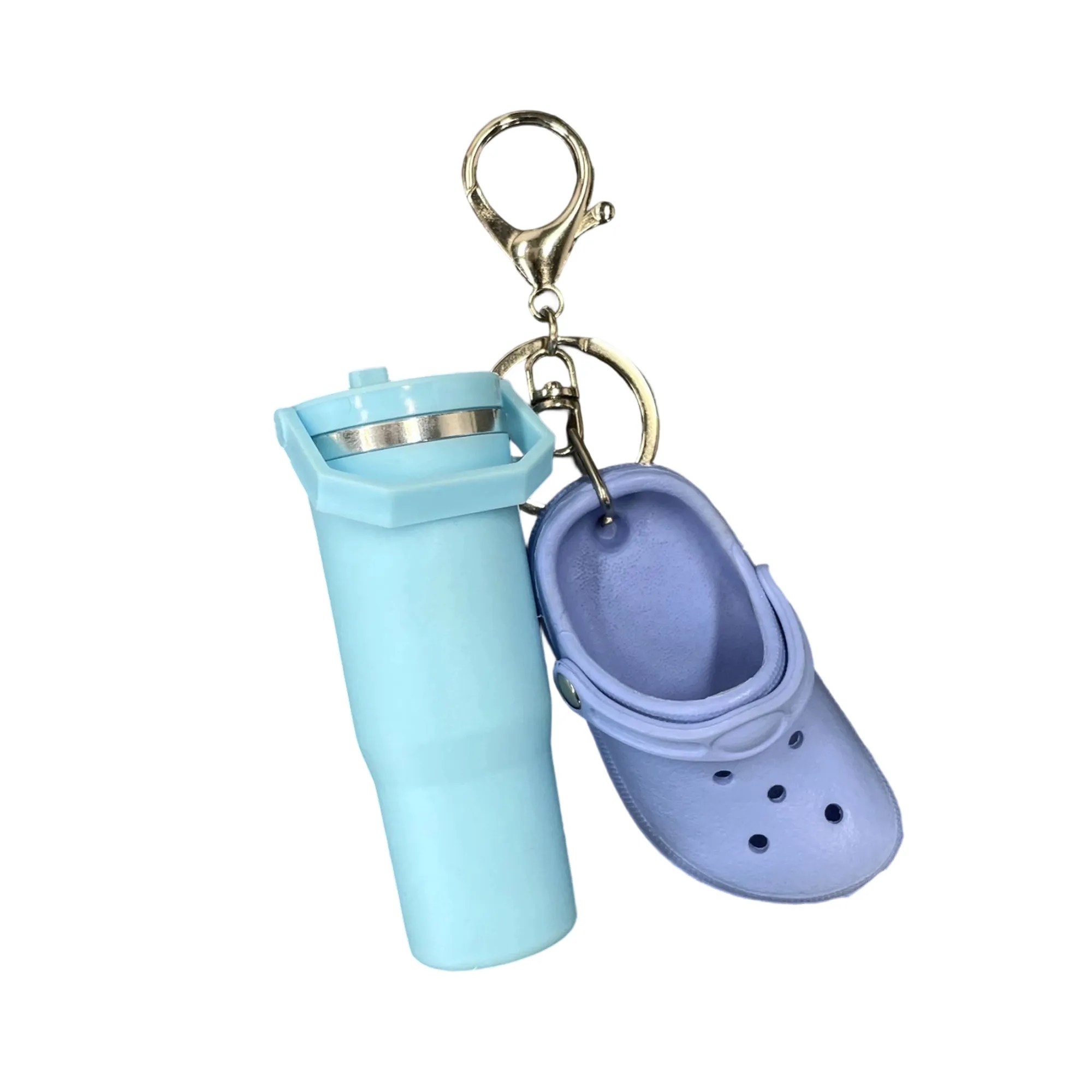 PVC Keychain Ice Cup and Clog Style Trendy Design 6