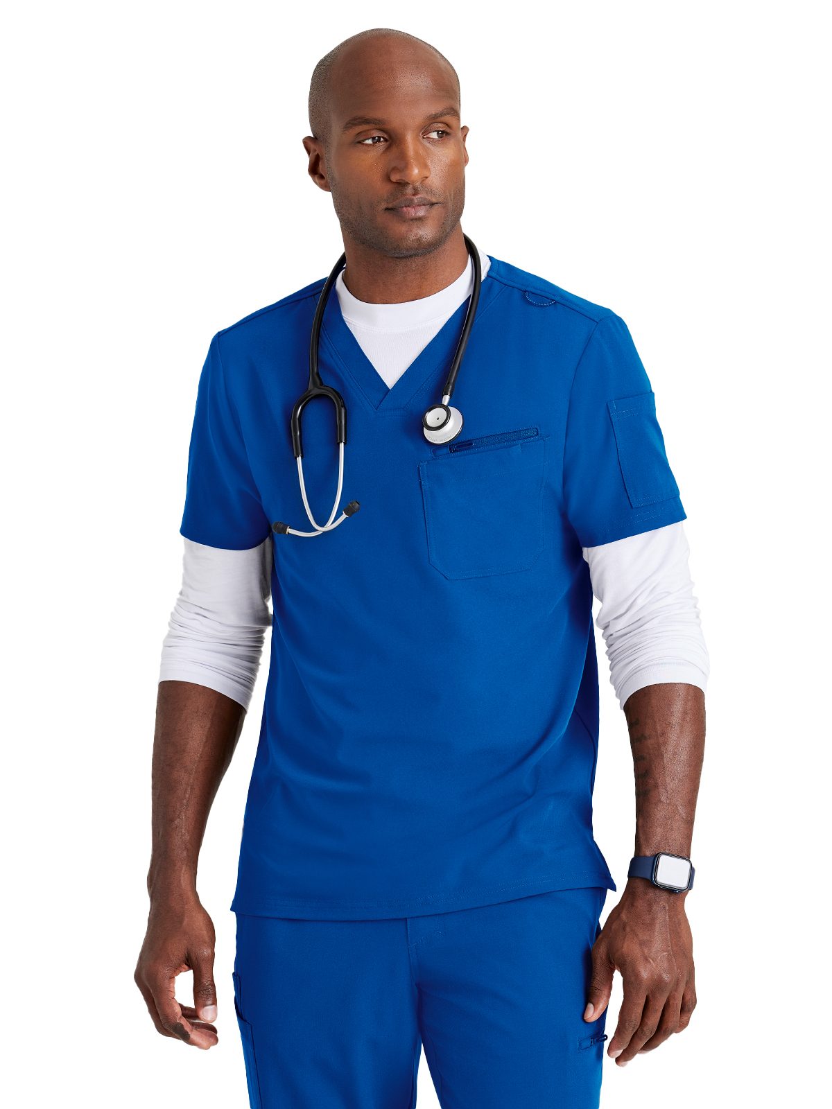 Barco Unify - Men's Three-Pocket V-Neck Rally Scrub Top 19