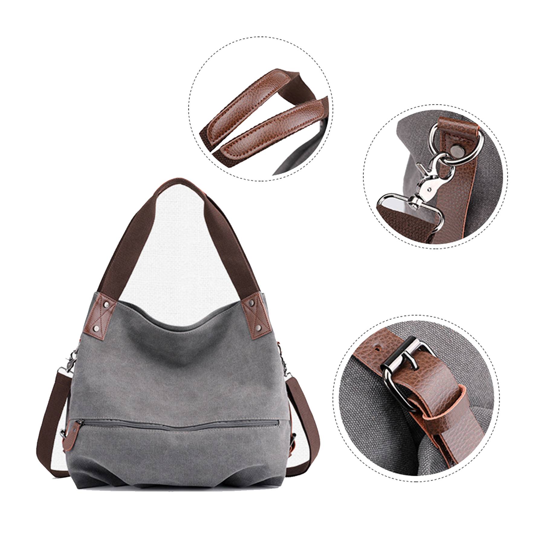 Canvas Shoulder Crossbody Bag for women 3
