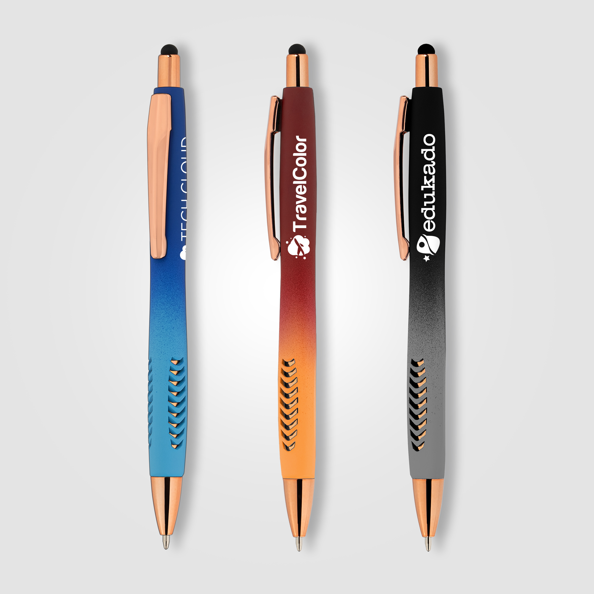 Avalon Ombre Softy Rose Gold Pen w/ Stylus 2