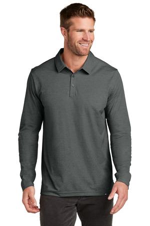 Oceanside Heather Long Sleeve Polo