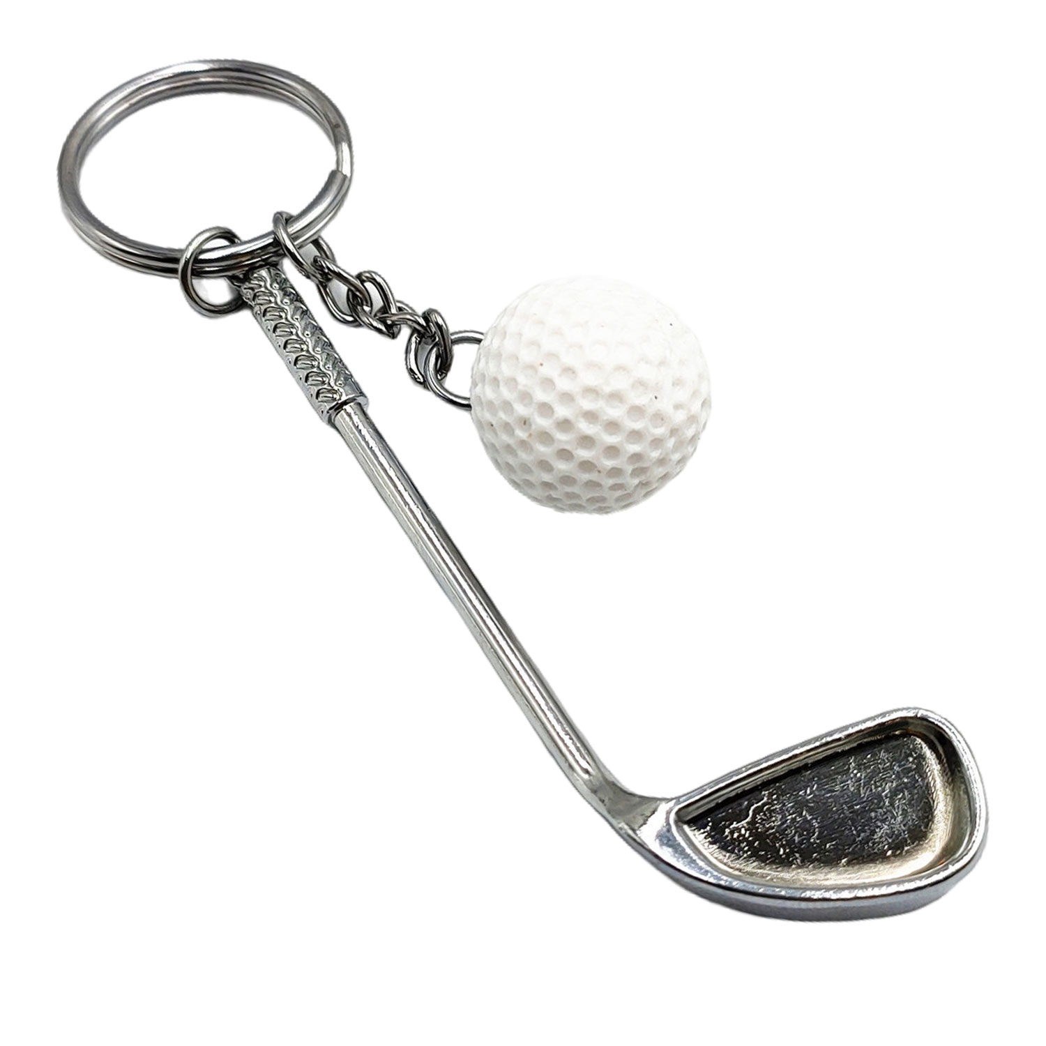 Mini Golf Club Ball Keychain 9