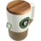Tahoe Tea & Coffee Ceramic Mug with Wood Lid 16oz 92