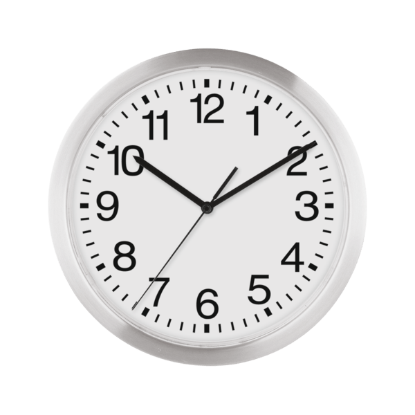 12" Slim Metal Wall Clock" 8