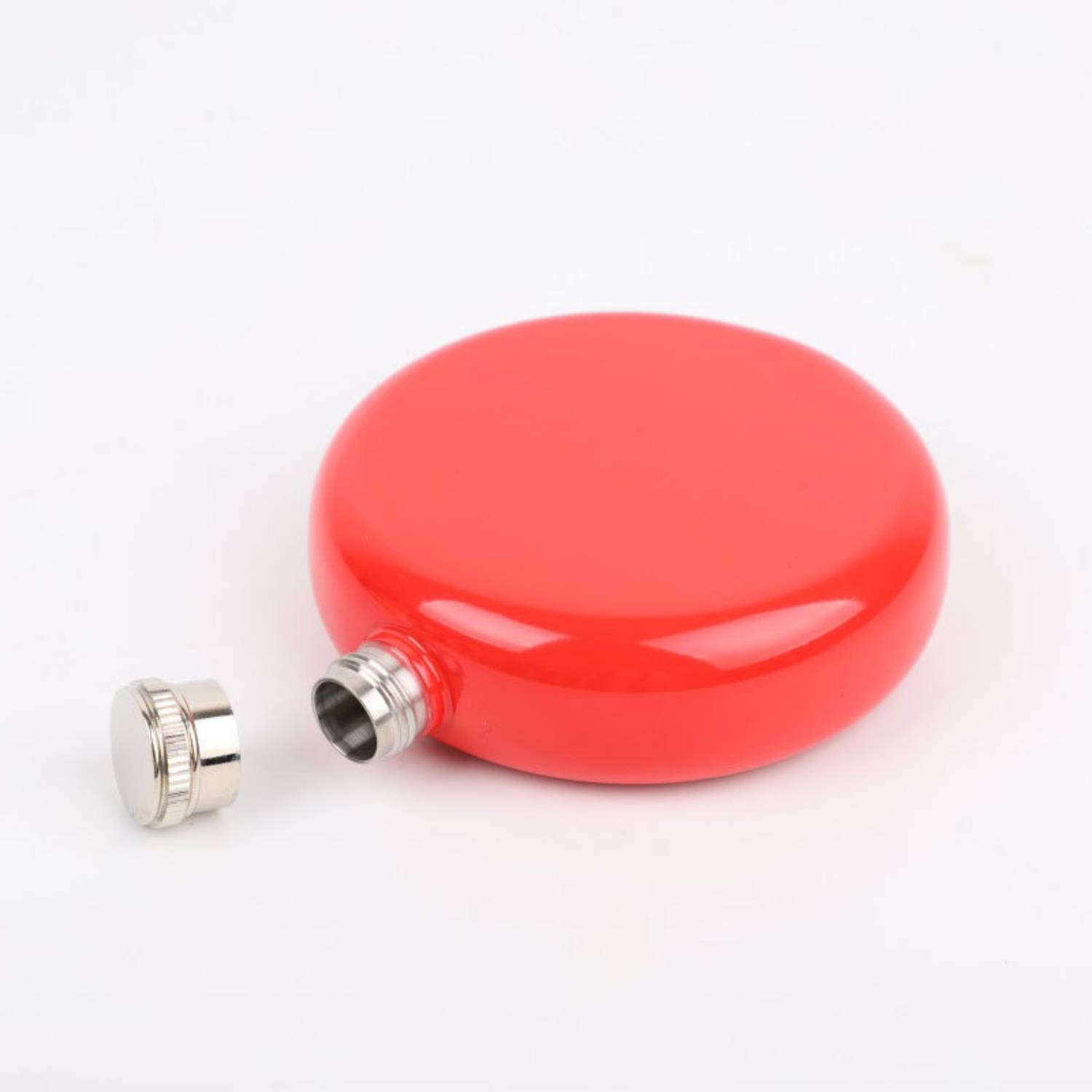 5oz Solid Round Hip Flask 6