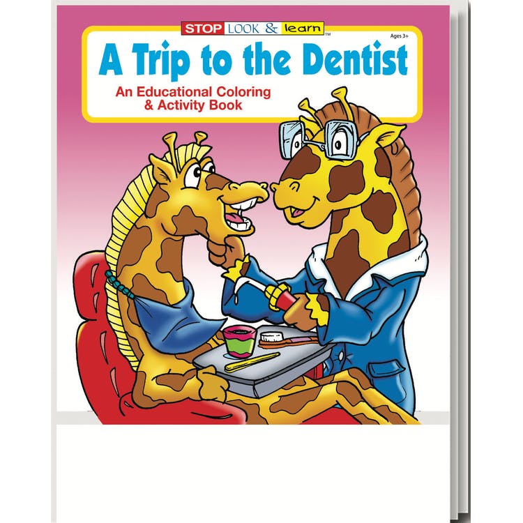 A Trip to the Dentist Coloring Books - 16 Pages Ages 3-11 2