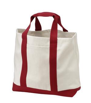 Port Authority® Ideal Twill Two-Tone Shopping Tote