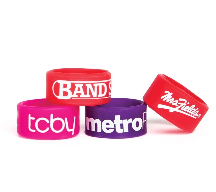 1/4" Debossed Silicone Ring 1