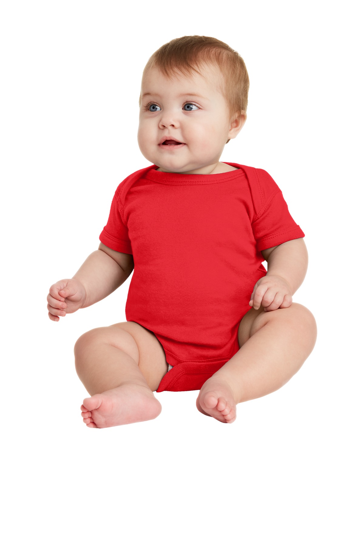 Rabbit Skins Infant Short Sleeve Baby Rib Bodysuit. RS4400 40