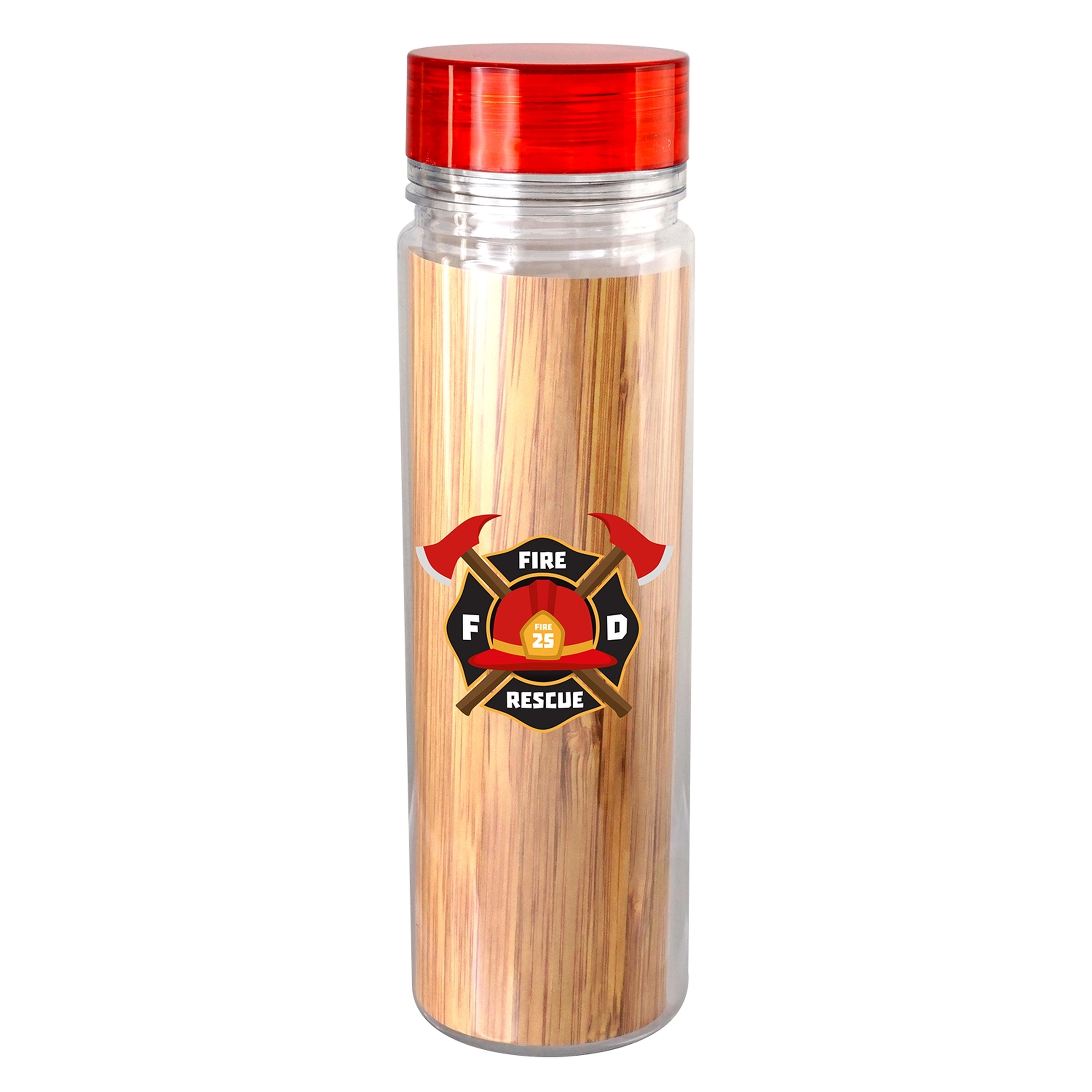 Clear View 18 oz. Full Color Bamboo Pattern Bottle 9