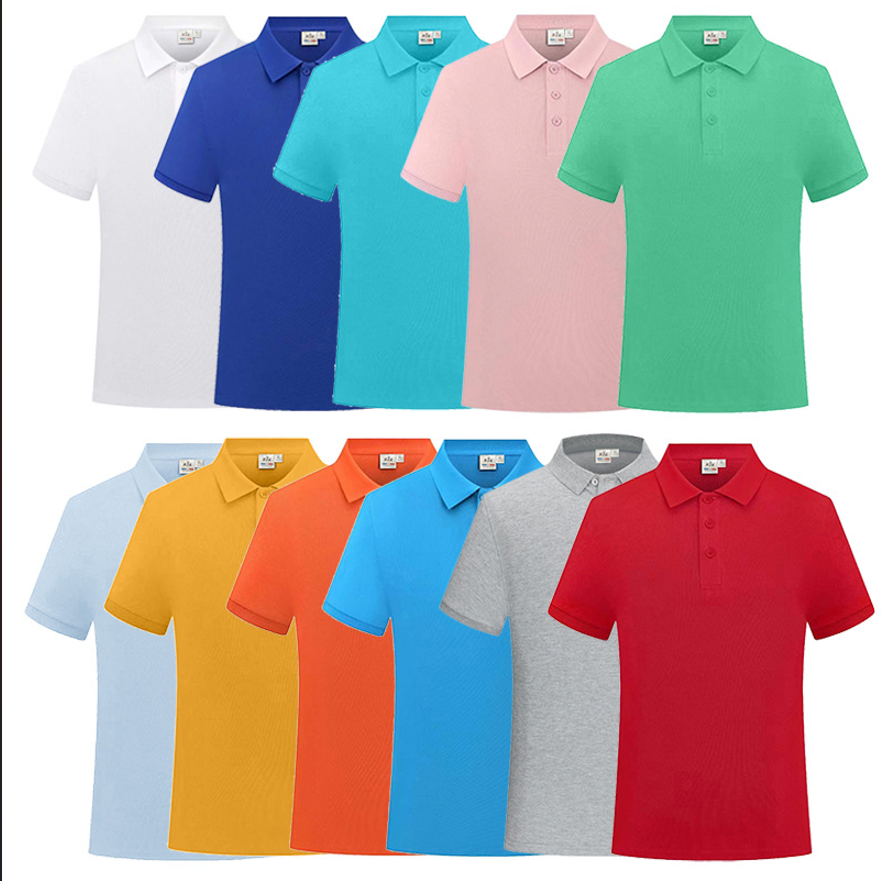 Cotton Breathable Solid Color Lapel Polo 7