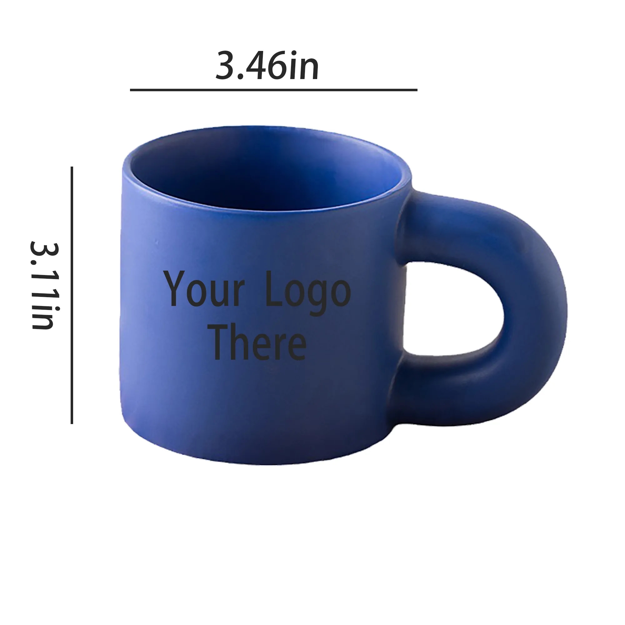 MOQ100 11OZ.Ceramic Campfire Coffee Mug 5