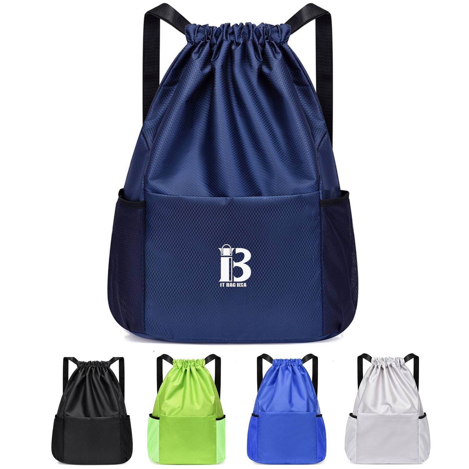 Simple oxford drawstring bag 2