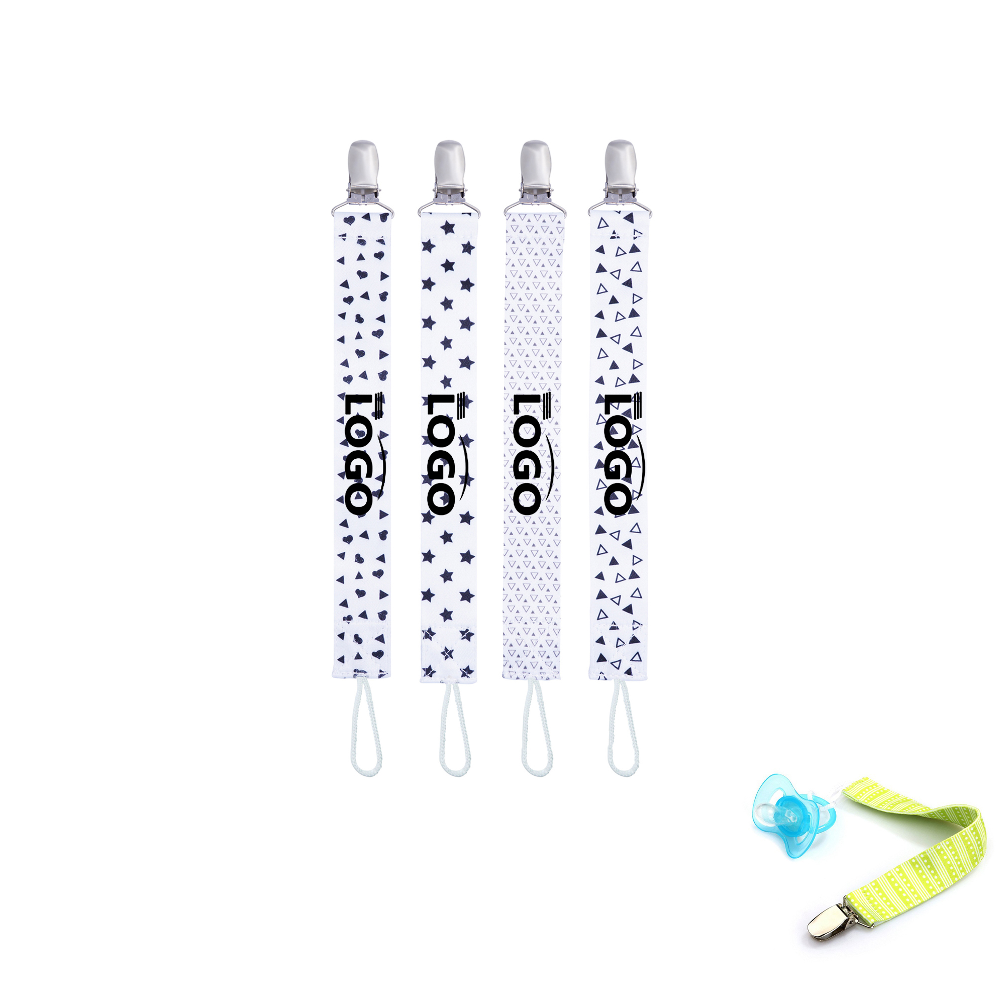 Babies Pacifier Clip Strap For Girls Or Boys 2