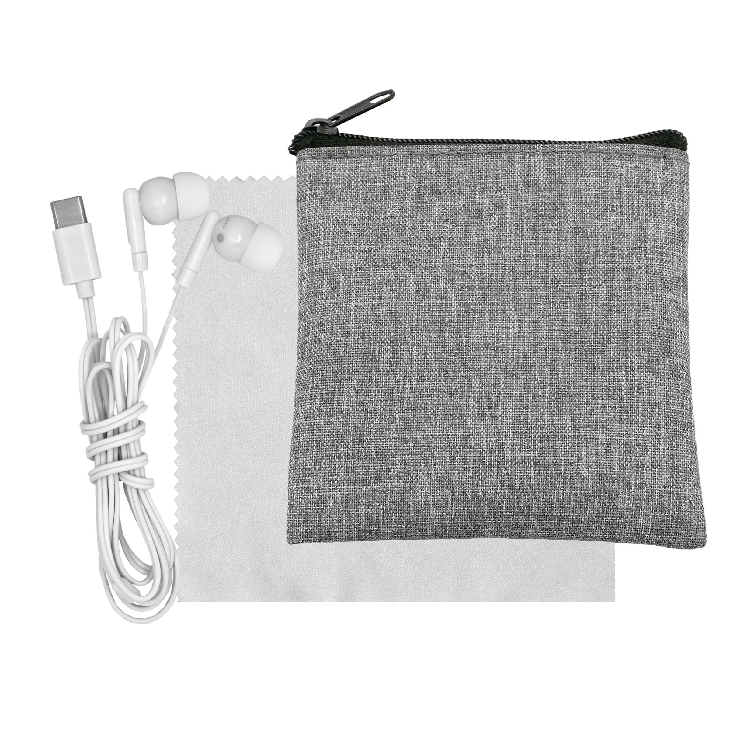 Recycled Cloth & Colorful Type C Ear Buds 9