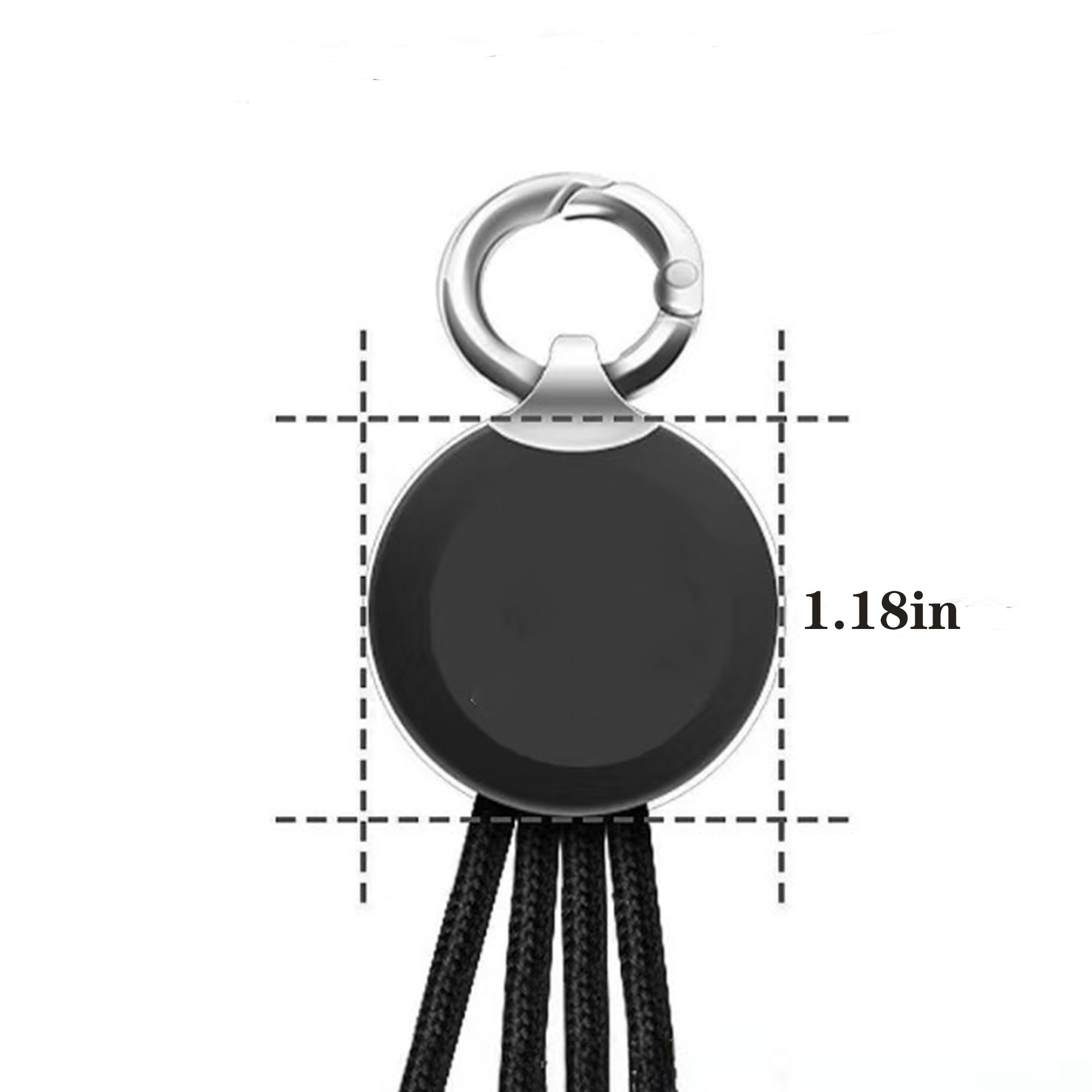 Keychain USB Multi-Port Charging Cable 3
