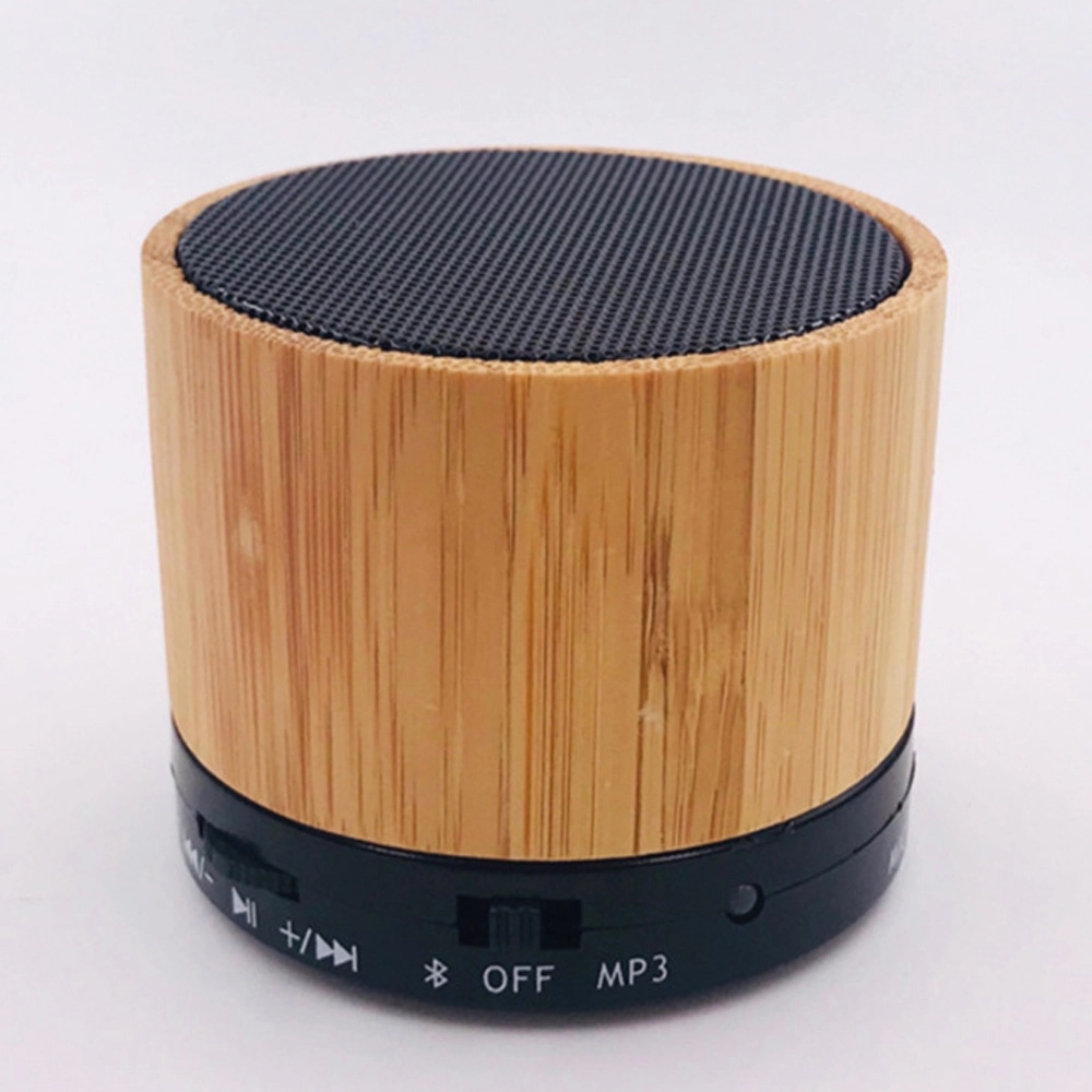 Small Audio Portable Wooden Wireless Bluetooth Speaker 2