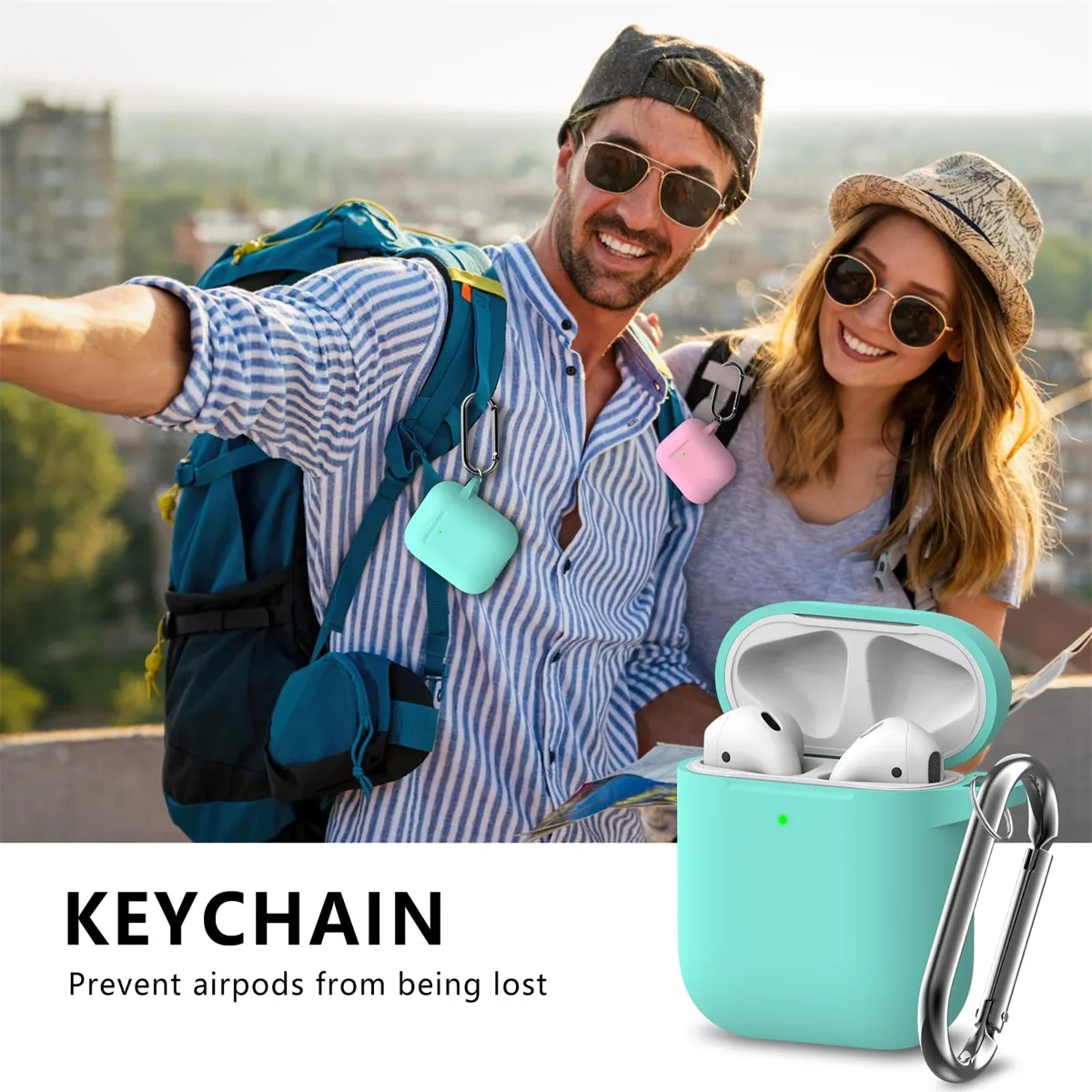 Airpods Case Cover 2&1 with Cleaner Kit 5