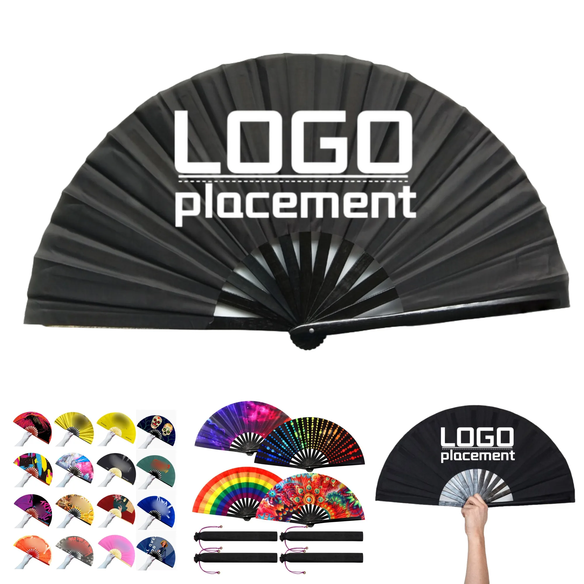 Kung Fu Fan Advertising Folding Fan Customizable Material