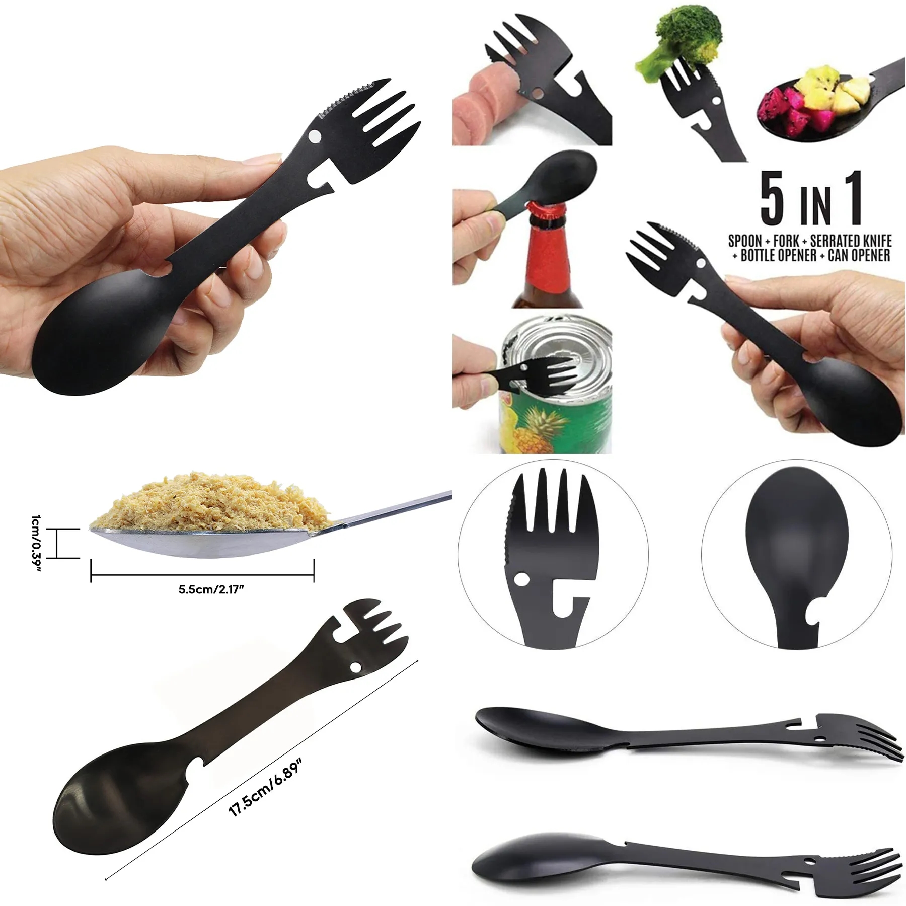 Camping Utensils Tool 5 In 1 2