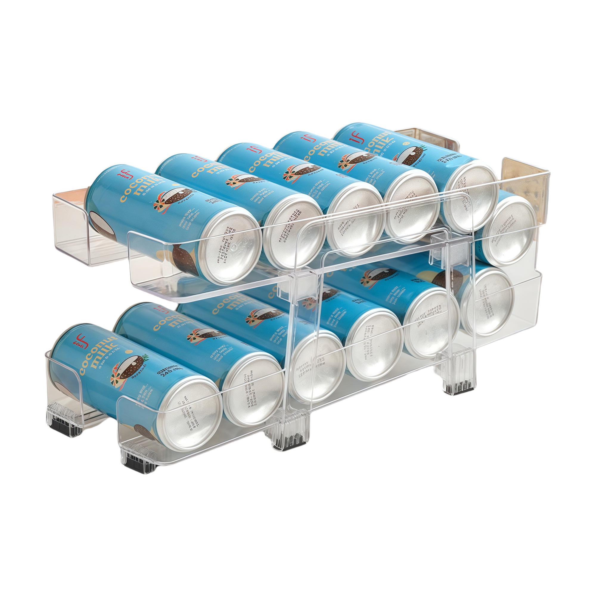 Expandable Beverage Organizer with Auto-Filling 2