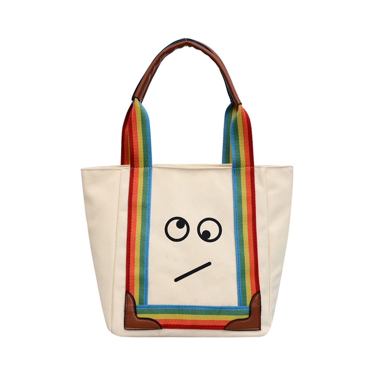 Large Capacity Canvas Tote Bag, custom tote bag with logo imprint 5