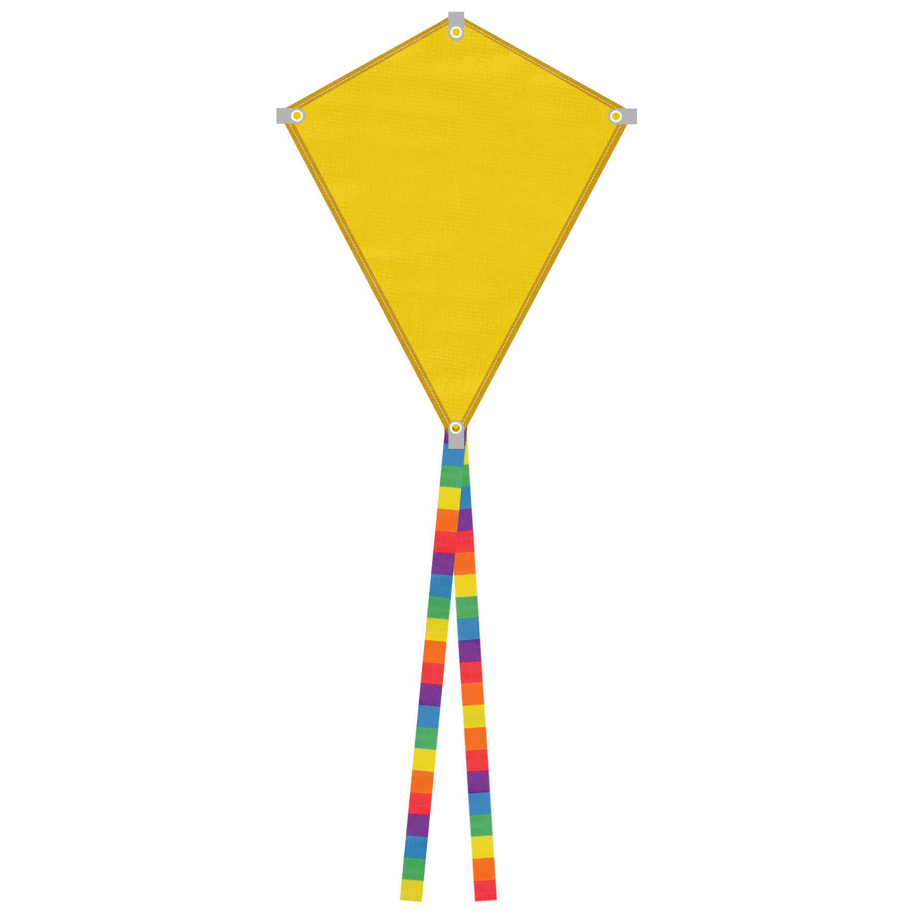 Full Color Polyester Diamond Kite Toy With String Set 9