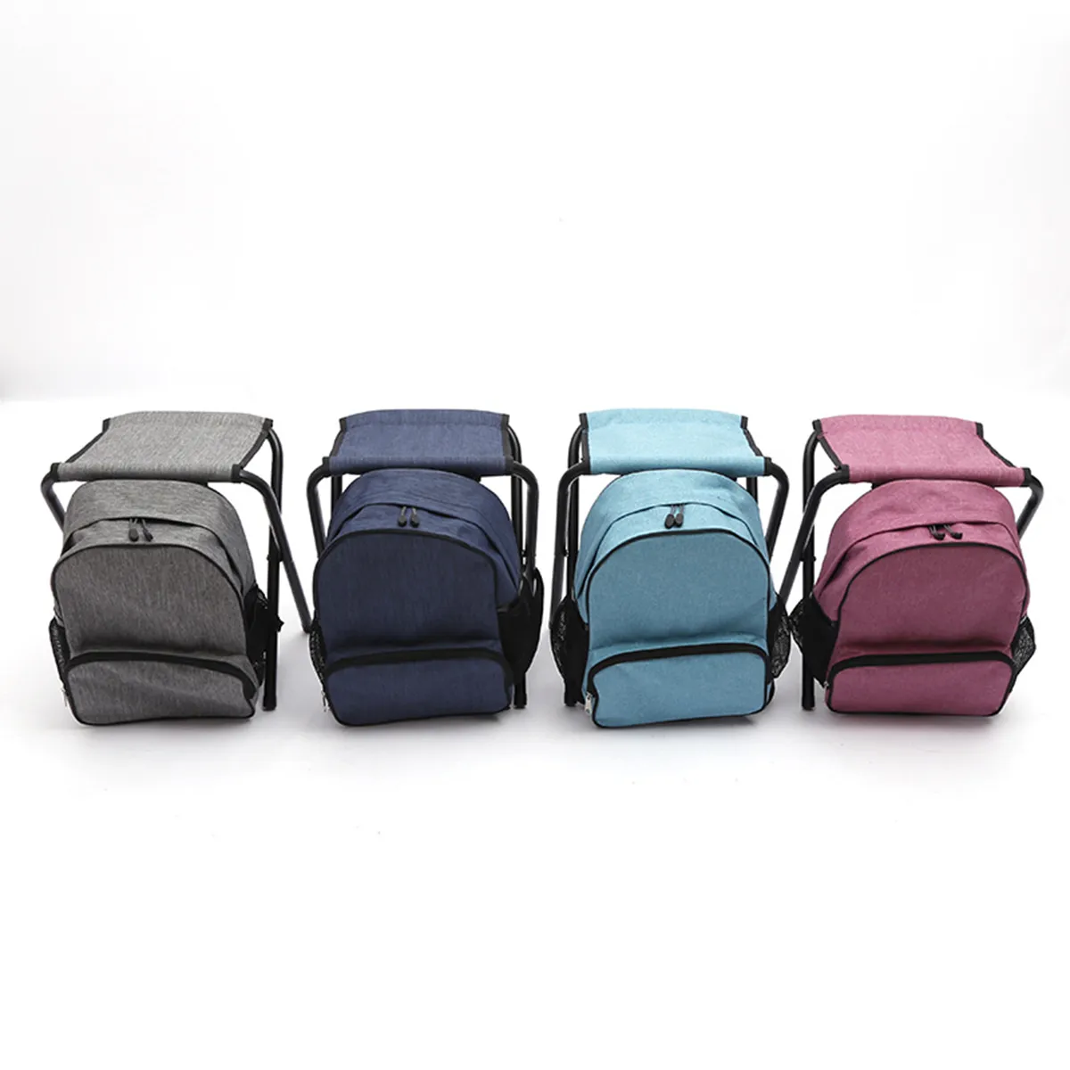 Folding Portable Detachable Leisure Stool Chair Backpack 5