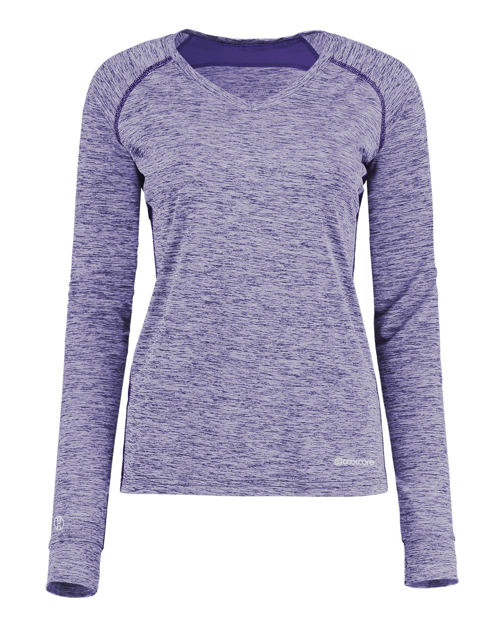 Women's Electrify CoolCore® Long Sleeve V-Neck T-Shirt - 222770 36