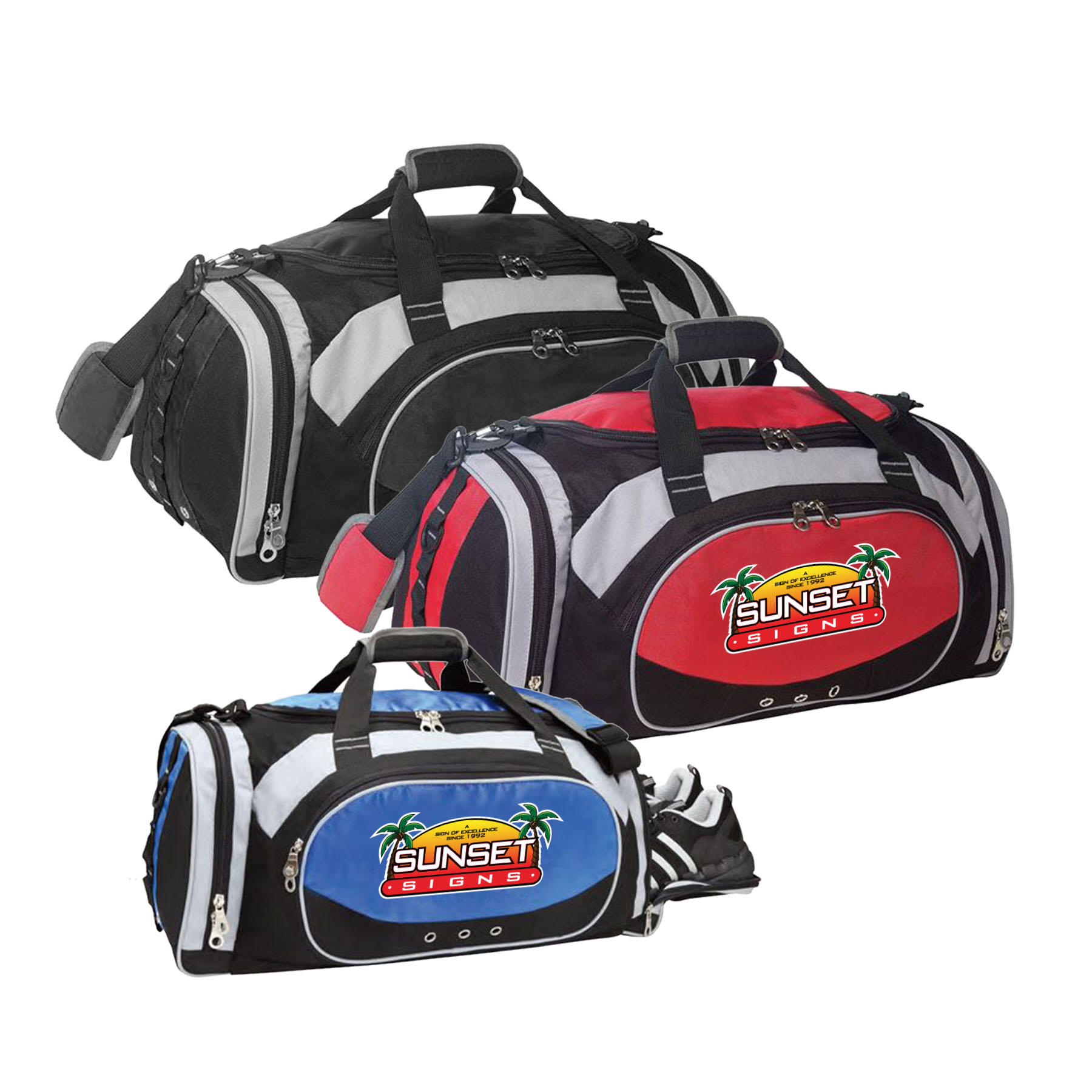 Deluxe Poly Duffel Bag with Shoe Storage 3