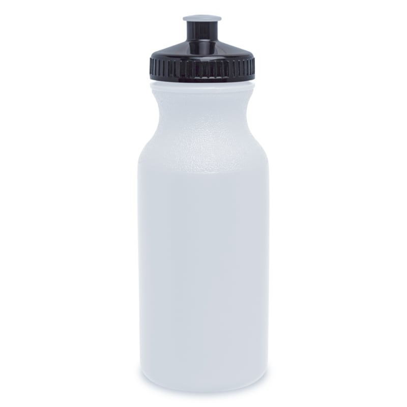 20 Oz Push Cap Sports Water Bottles 20