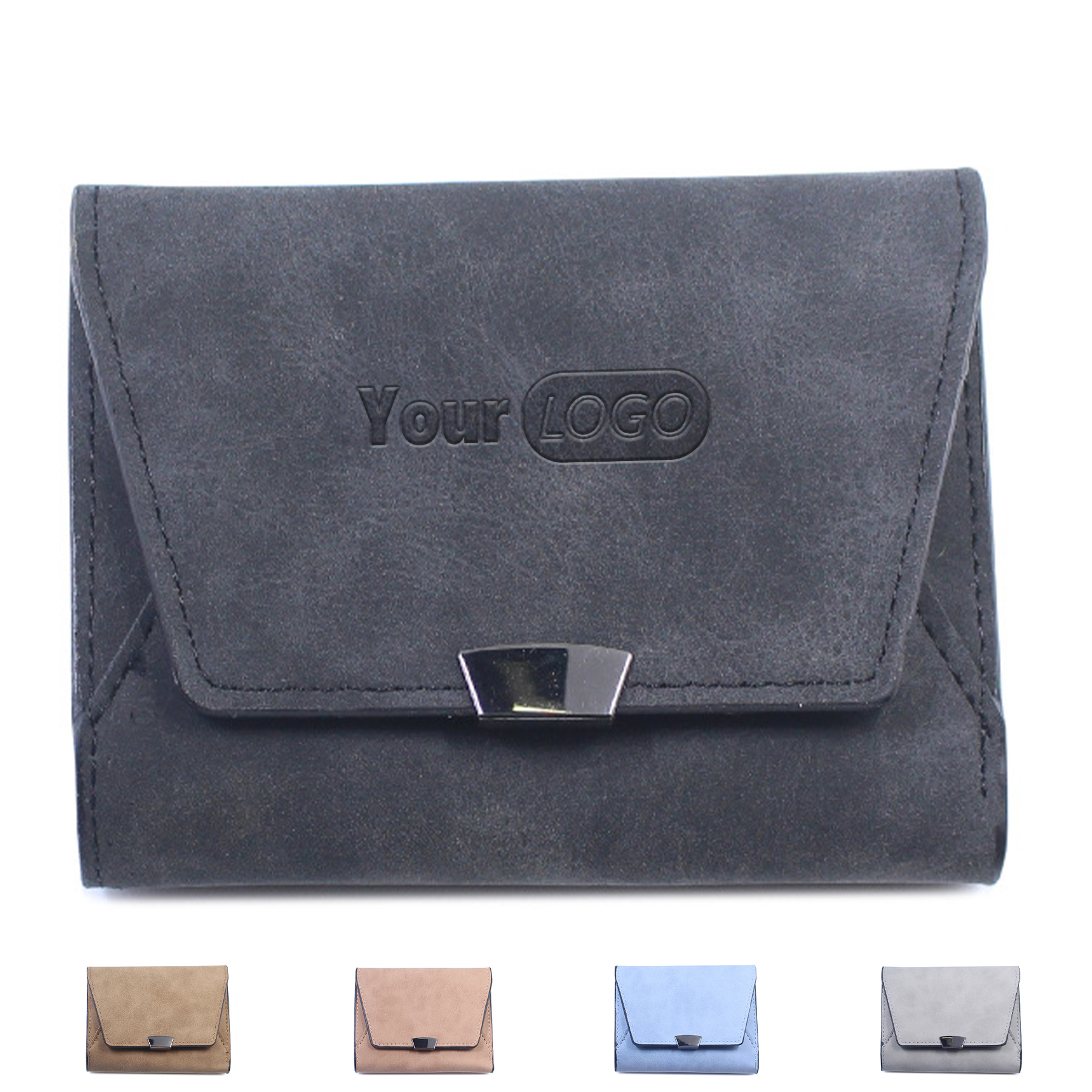 PU Cute matte multi-purpose wallet 2