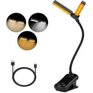 USB Rechargeable Clip LED Reading Night Light 7