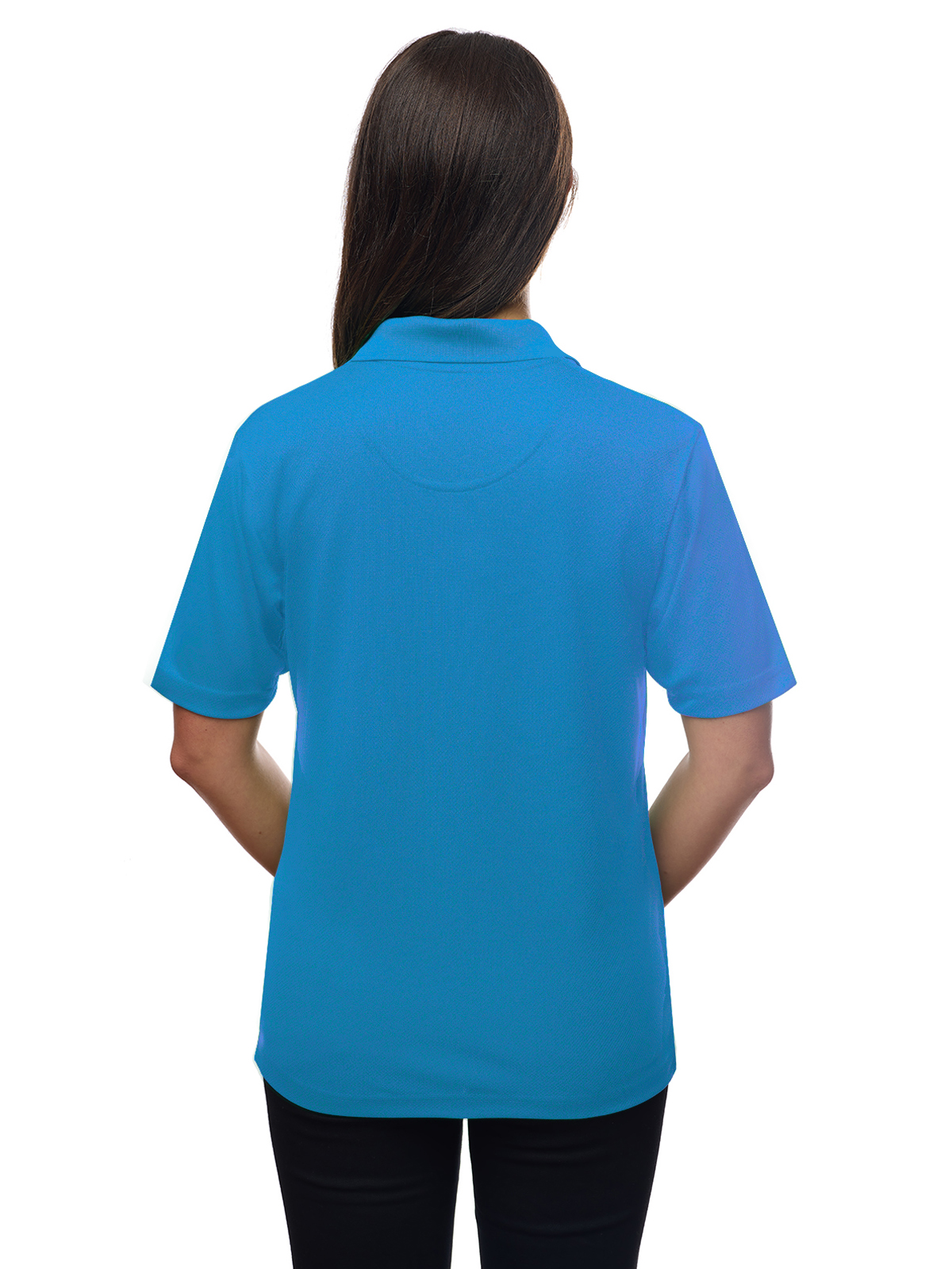 Blue Generation - Women's Pocketless Wicking V-Neck Polo 49
