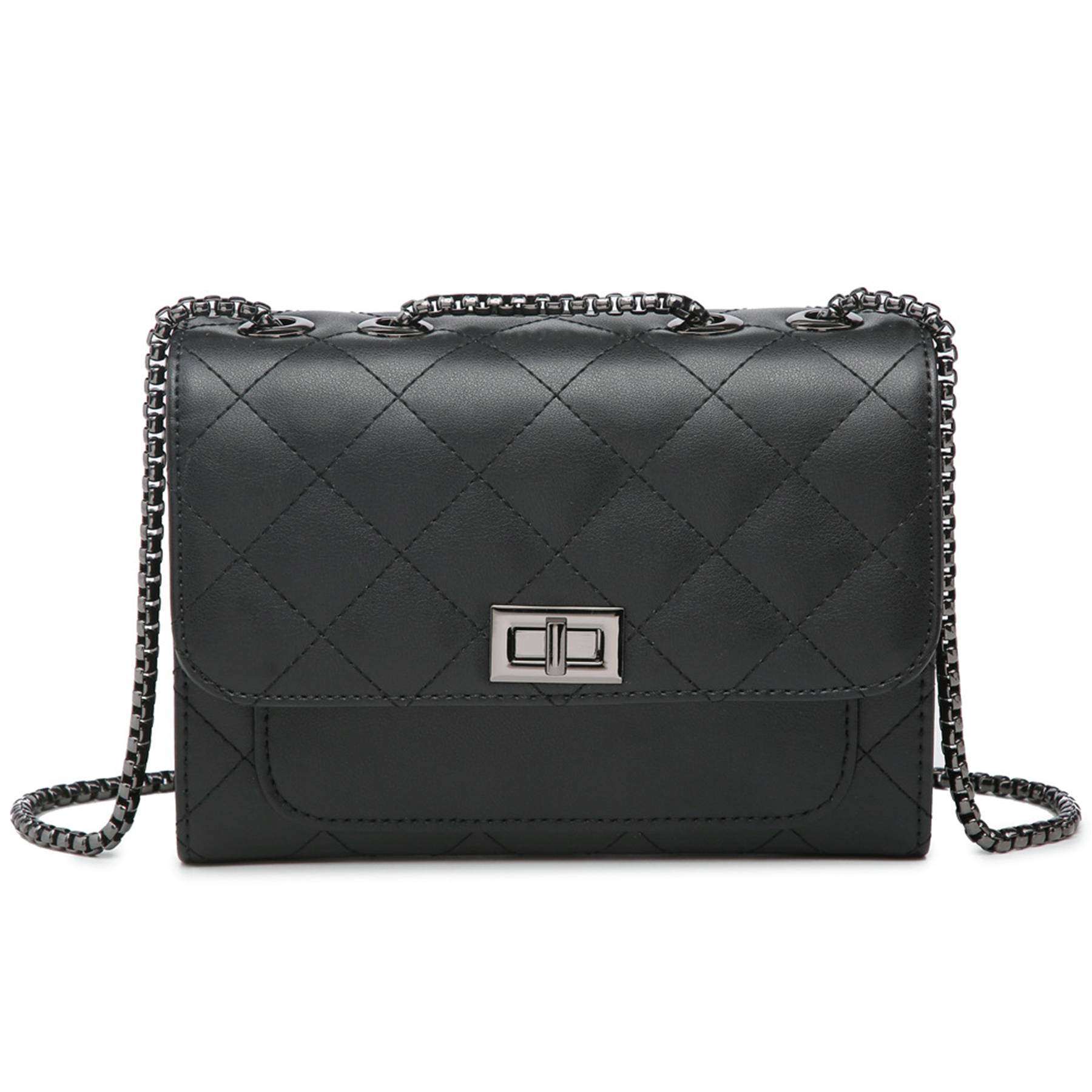 Genuine Leather Quilted Shoulder Crossbody Bags for Women 2