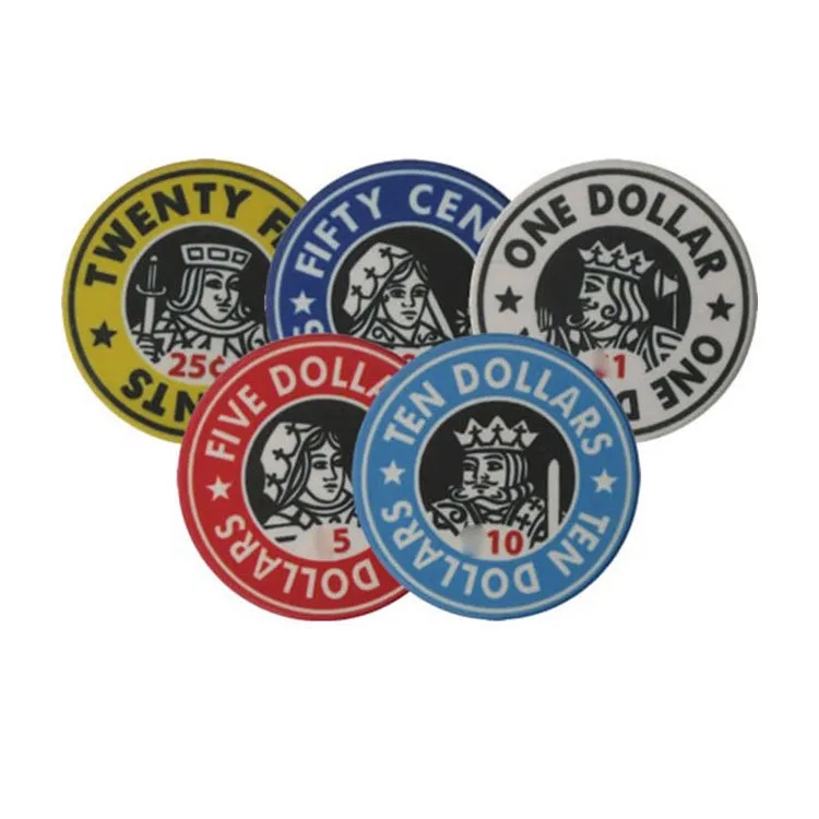 Ceramic Casino Style Poker Chip 4