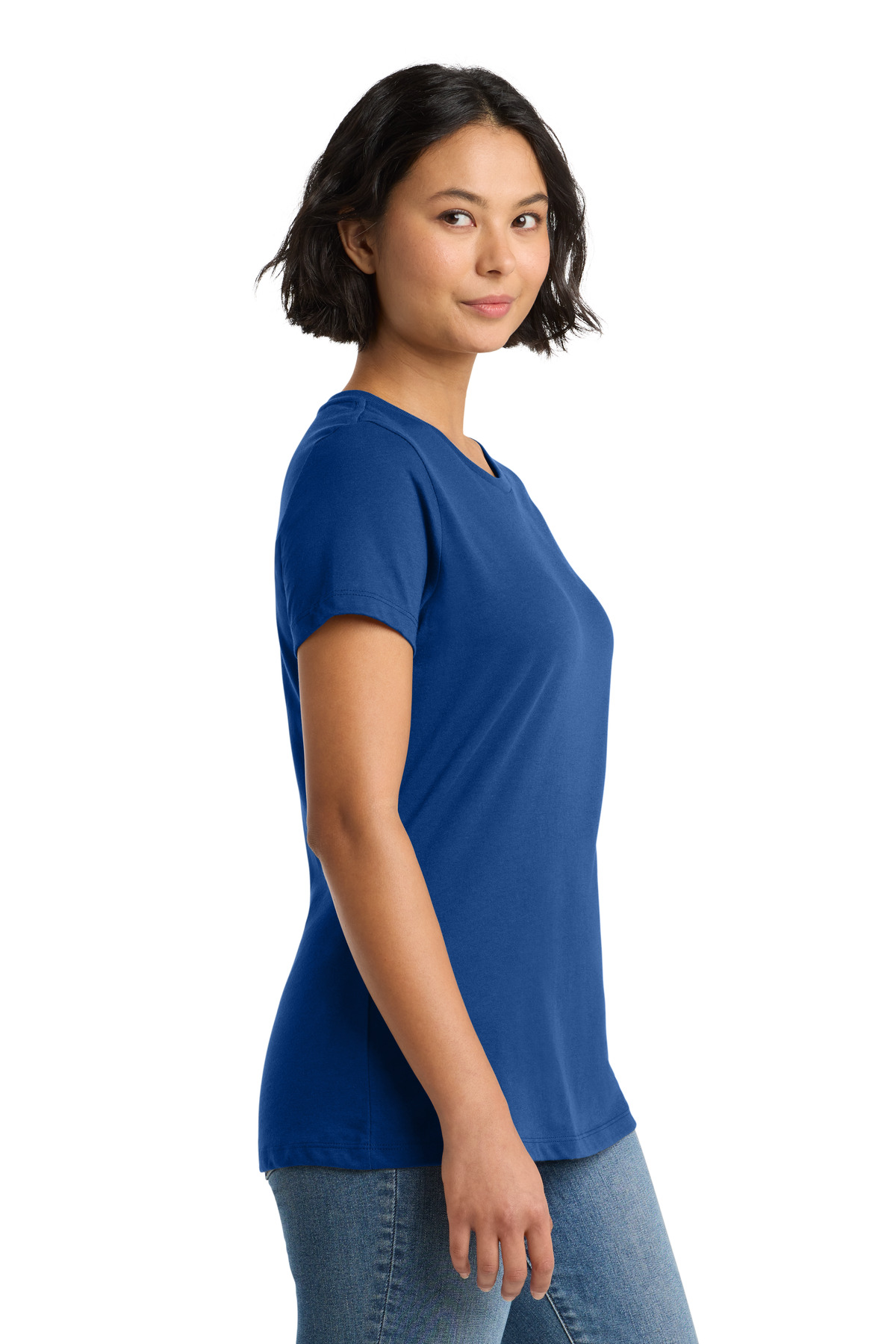 District Women's Perfect Weight Tee. DM104L 44