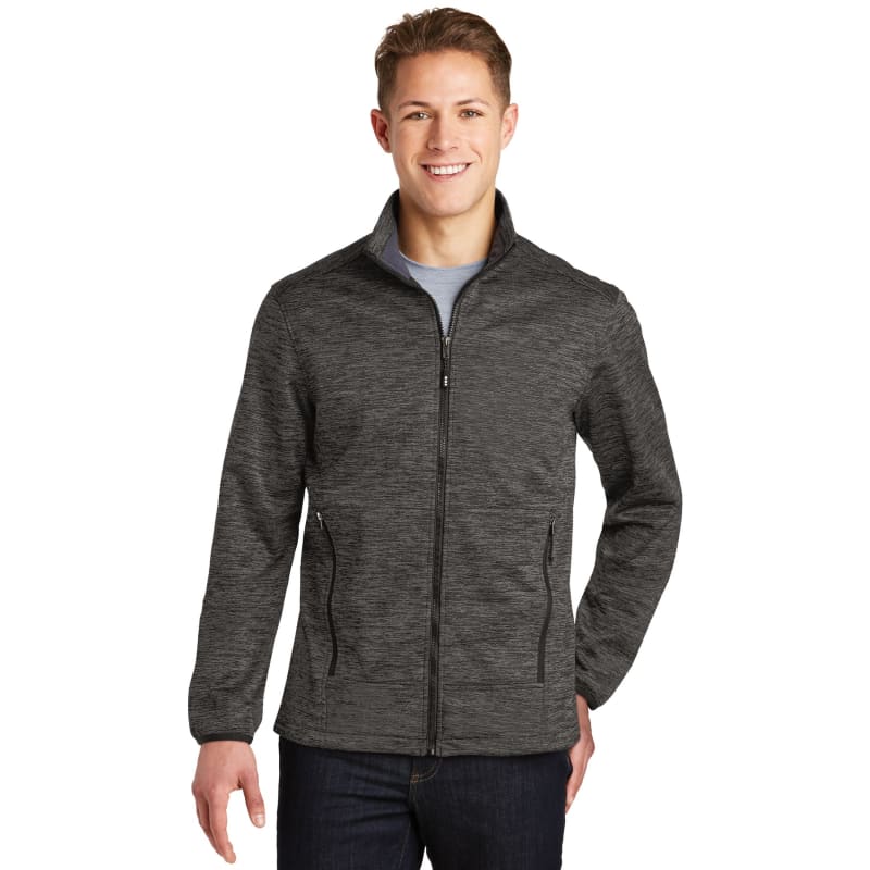 Sport-Tek PosiCharge Electric Heather Soft Shell Jacket. 5
