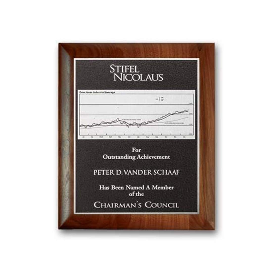 Photocast Plaque - Walnut Rolled Edge 5