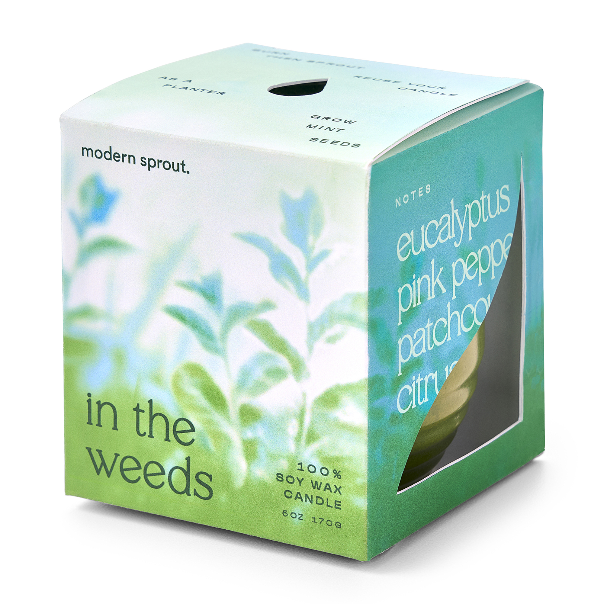 Modern Sprout® Garden Vibes Candle/Planter 19