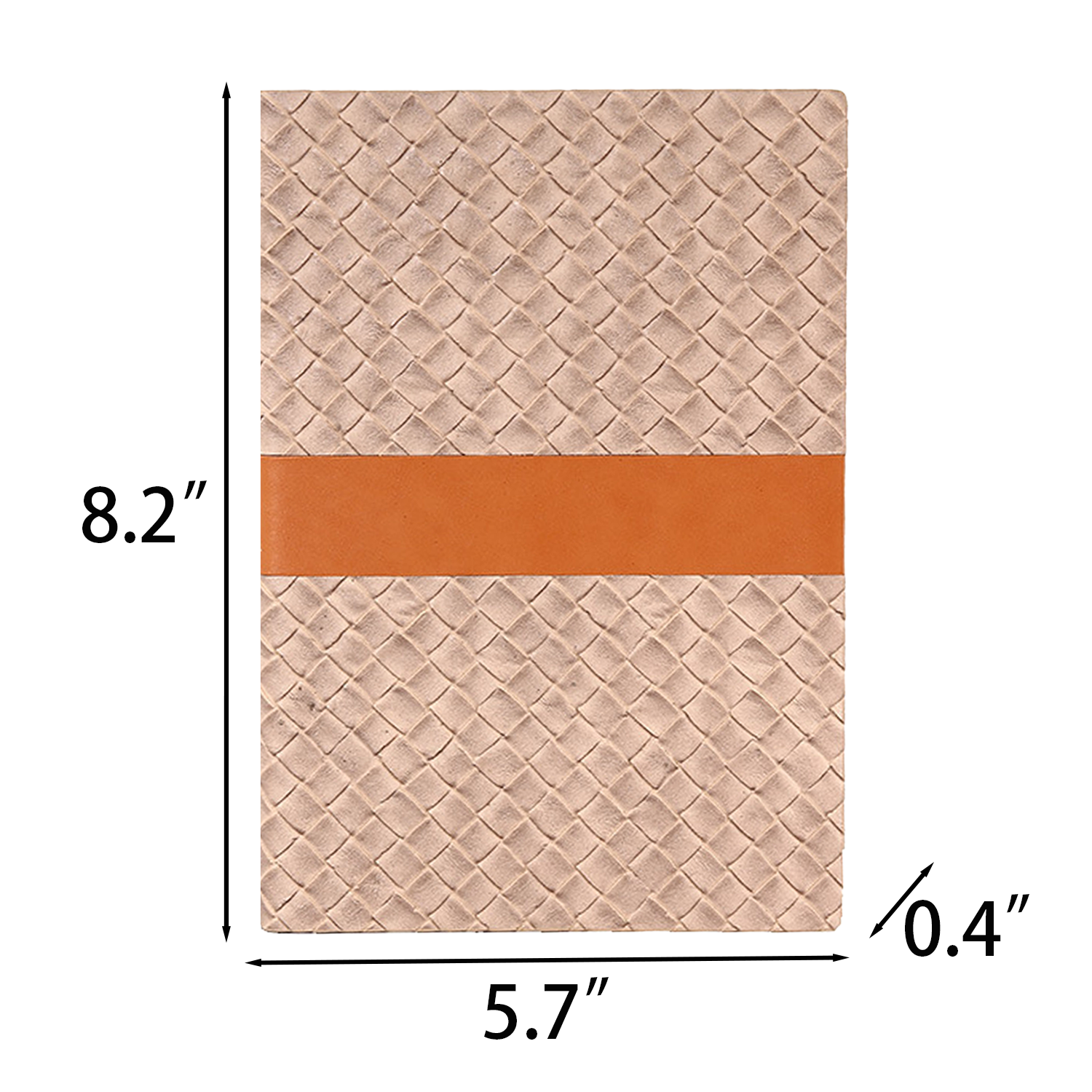 A5 PU Leather Woven Texture Business Notebook 19
