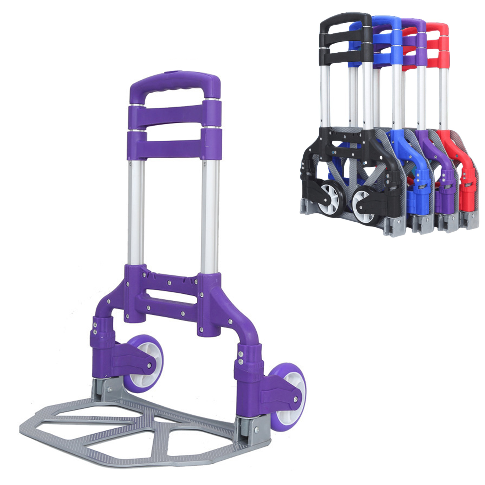 Folding Hand Truck Dolly with 2 Wheels 7