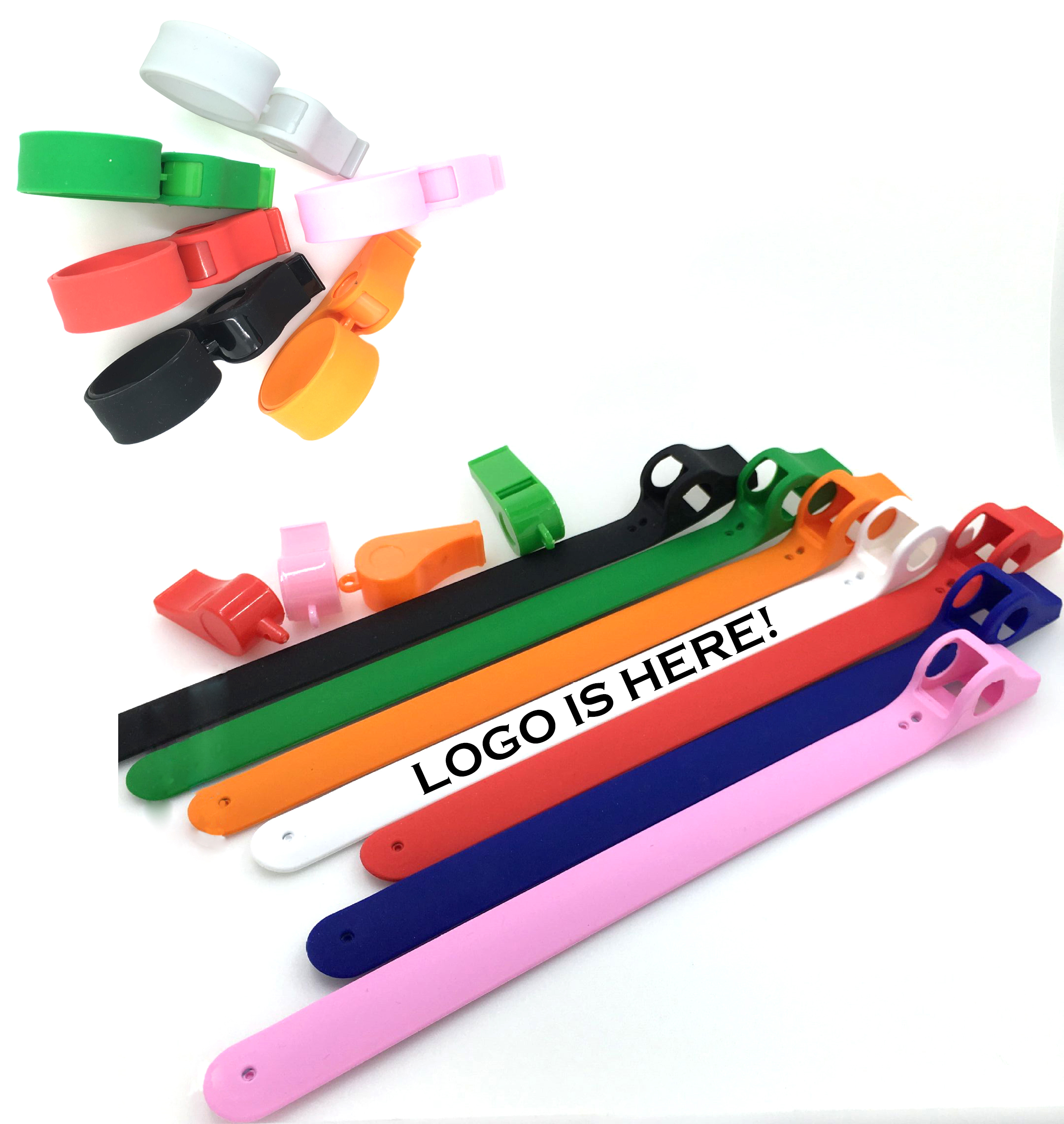 Silicone Slap Band Whistle 2