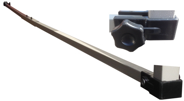 Tent Side Rail Frame With Brackets 2