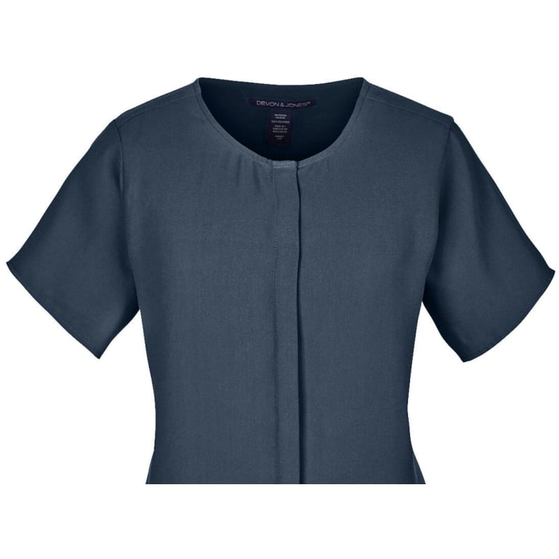 Devon & Jones Ladies' Perfect Fit™ Short-Sleeve Crepe Blouse 4