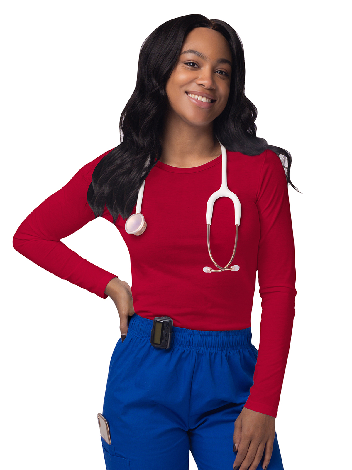 Adar - Sivvan - Women's Long Sleeve Underscrub Tee 142