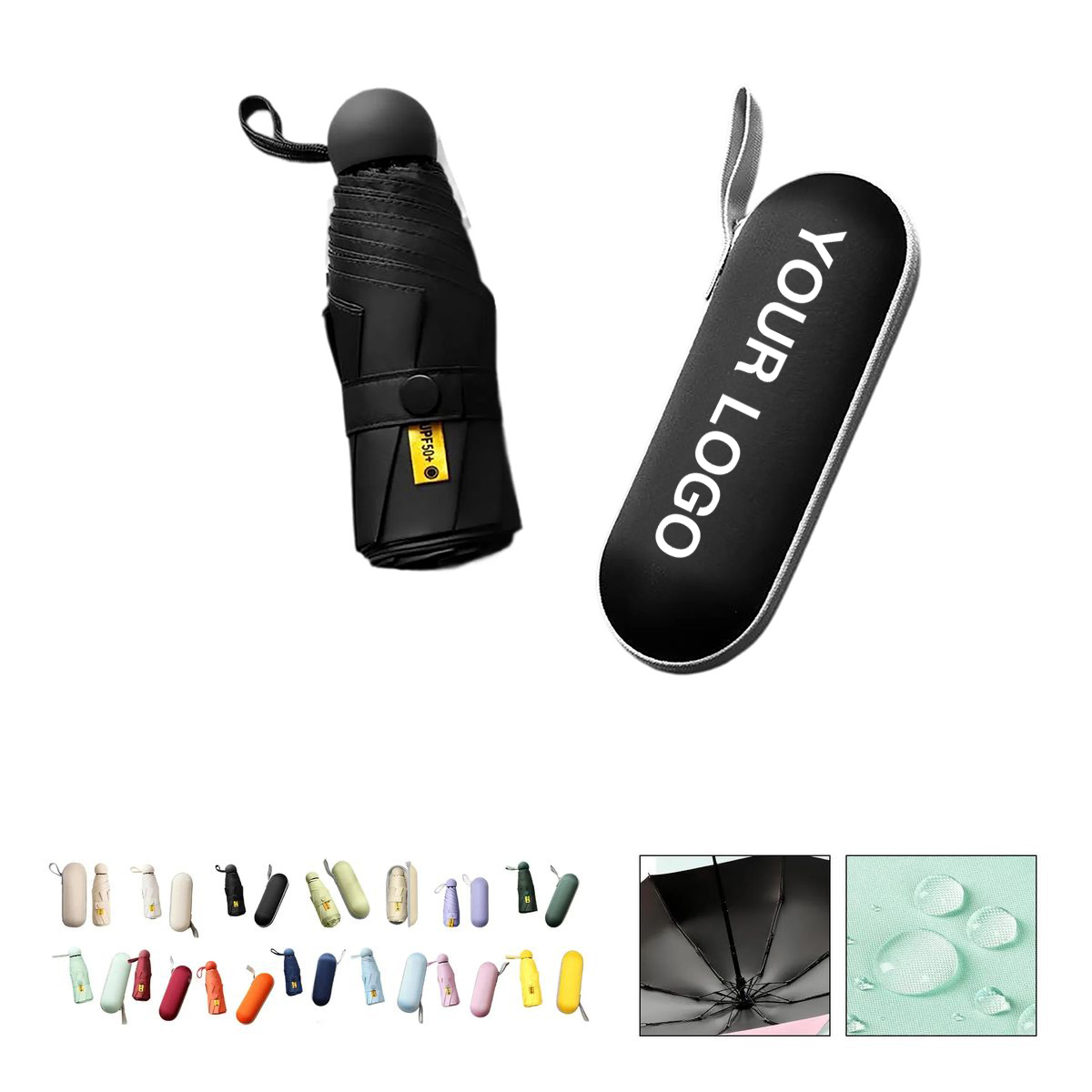 Windproof 26 Inch Umbrella for Outdoor Rain or Sun 4